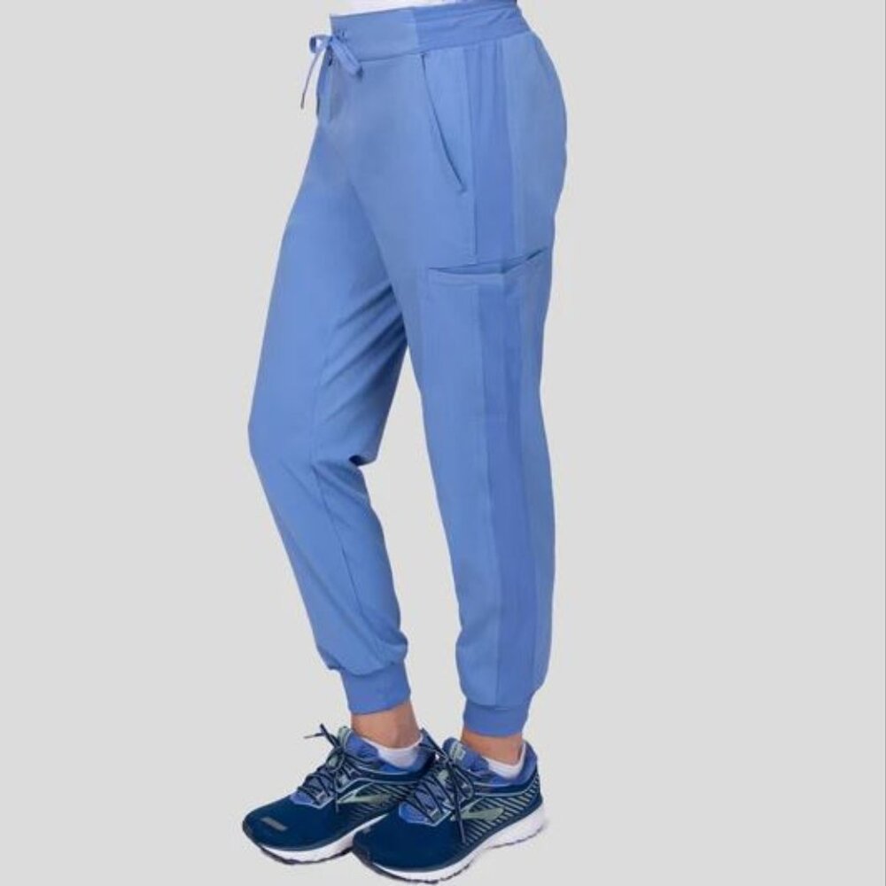 NWT Ava Therese Jasmine Jogger Scrubs Ciel Blue XS